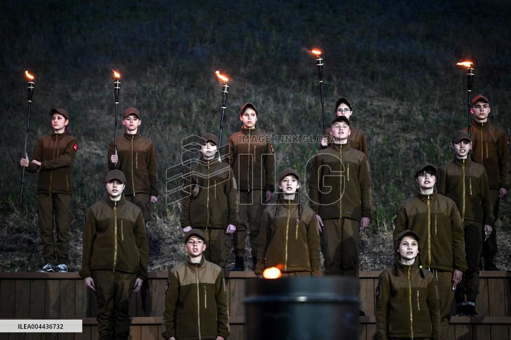 Initiation into Baida Youth Patriotic Movement in Zaporizhzhia