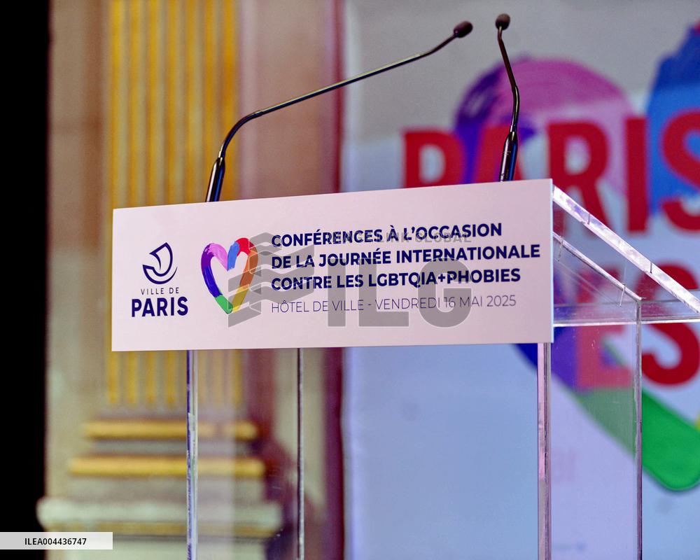 Paris City Hall for LGBTQIA+ Rights Conference - Paris