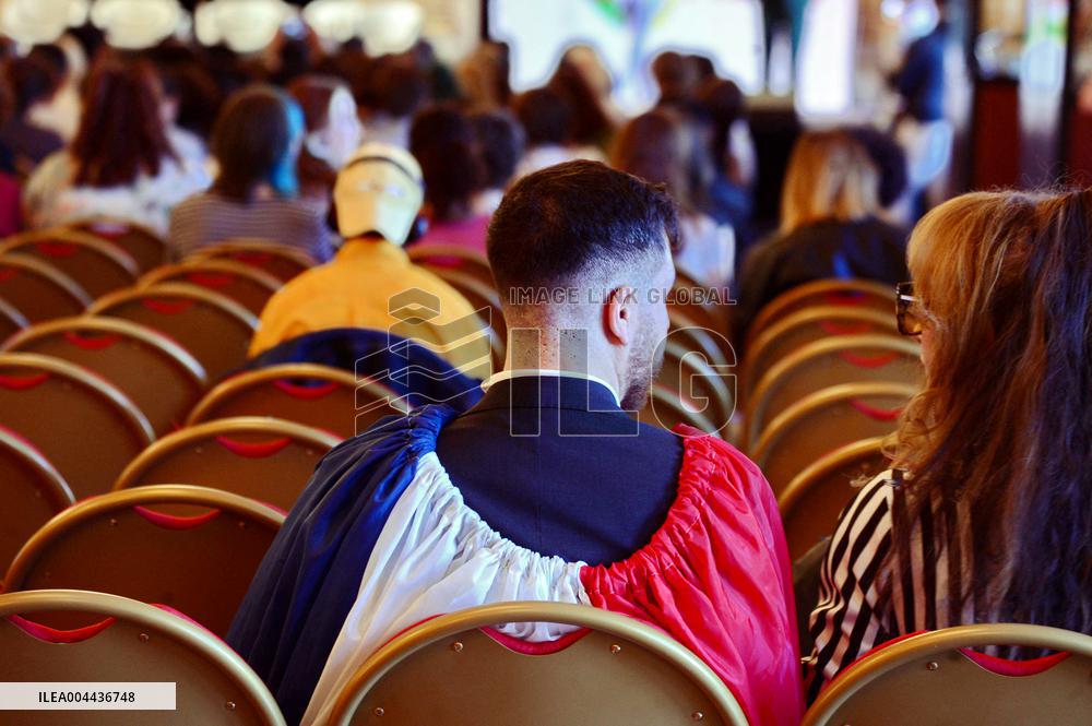 Paris City Hall for LGBTQIA+ Rights Conference - Paris