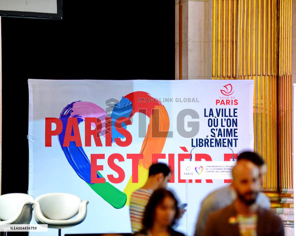 Paris City Hall for LGBTQIA+ Rights Conference - Paris