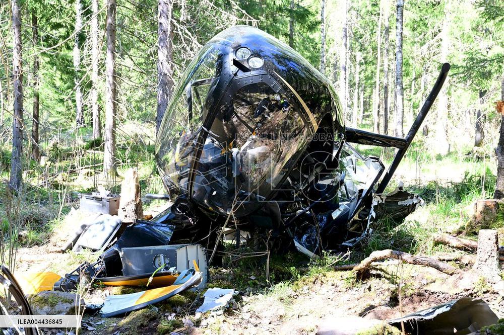 HELICOPTER - CRASH - EURA - FINLAND