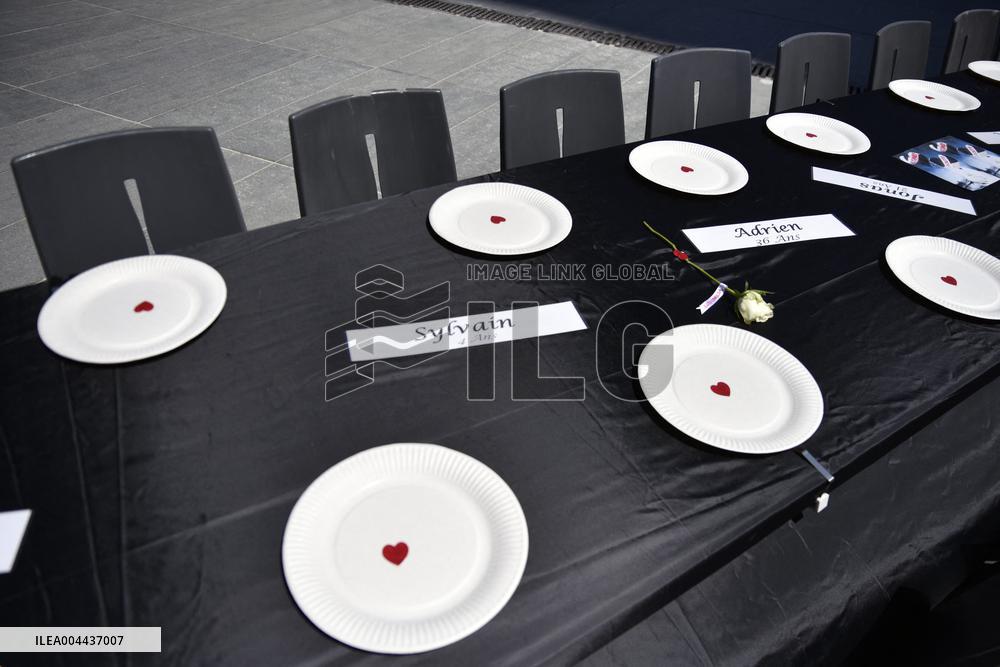 Road Victims Protest in Bordeaux