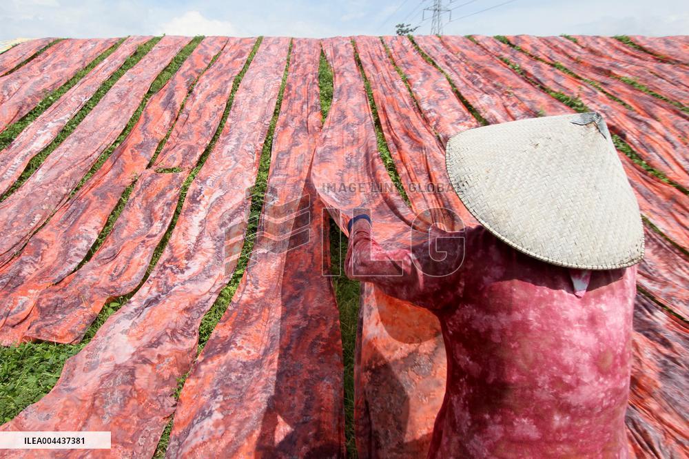 Indonesian Batik Textile Production - Jakarta