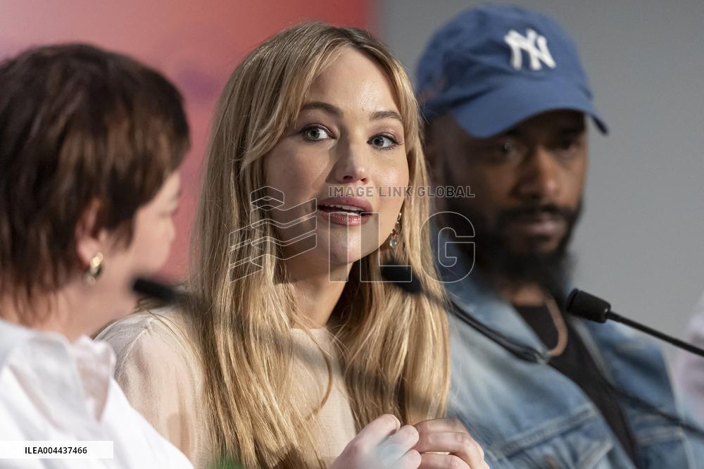 Cannes - Die My Love Press Conference