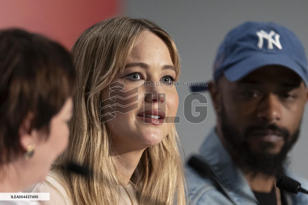 Cannes - Die My Love Press Conference