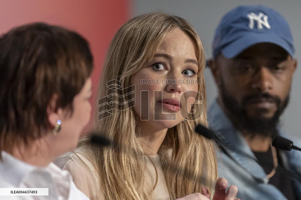 Cannes - Die My Love Press Conference