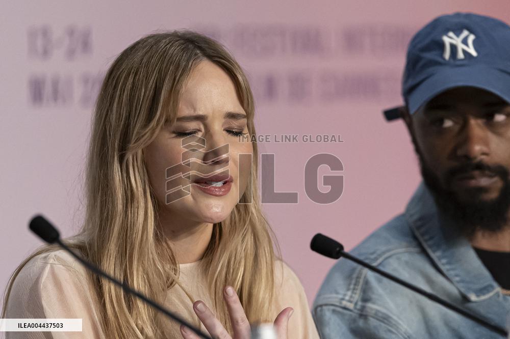 Cannes - Die My Love Press Conference