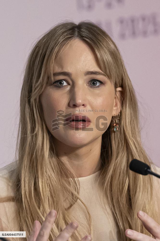 Cannes - Die My Love Press Conference