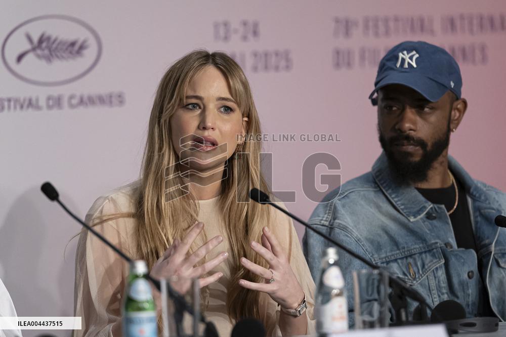 Cannes - Die My Love Press Conference