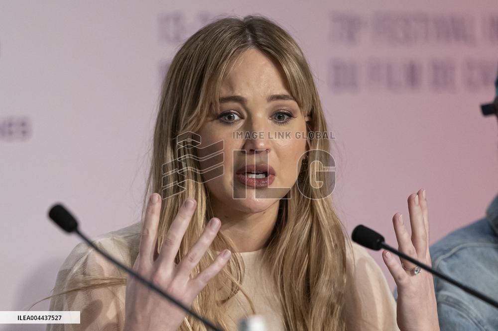 Cannes - Die My Love Press Conference