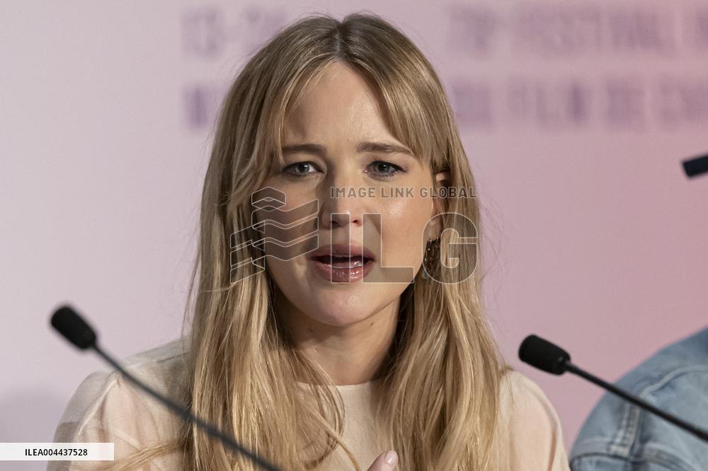 Cannes - Die My Love Press Conference