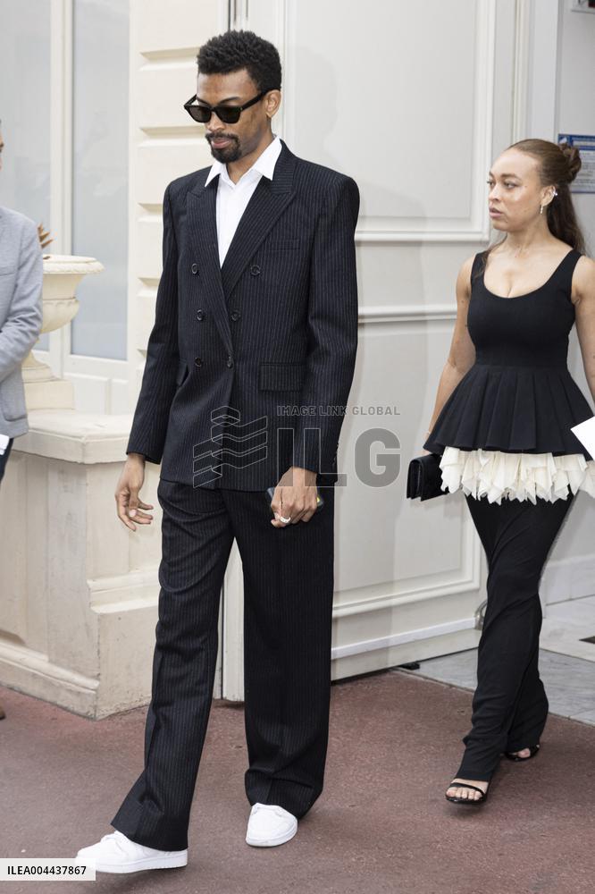Cannes Cast of - Highest 2 Lowest -  leave Hotel Carlton Hotel to attend the screening MP