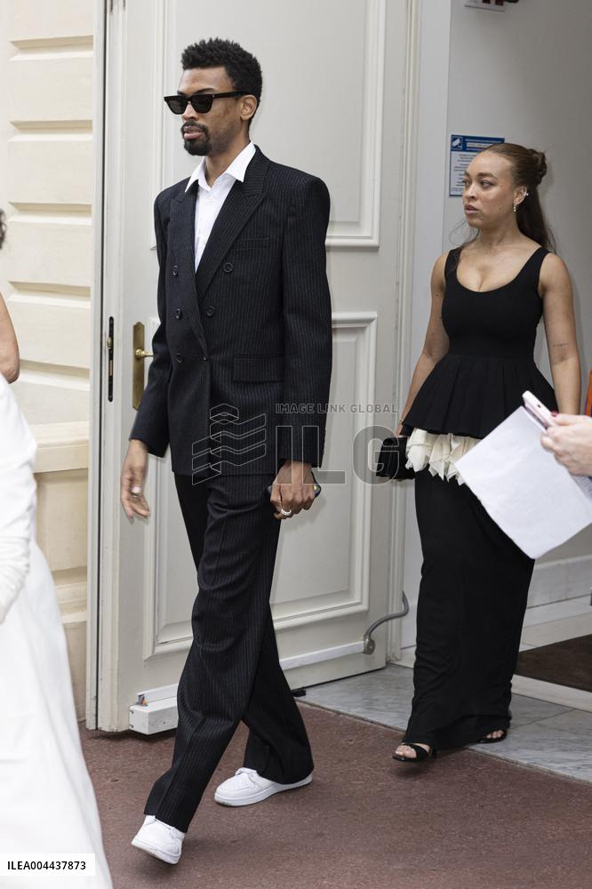 Cannes Cast of - Highest 2 Lowest -  leave Hotel Carlton Hotel to attend the screening MP