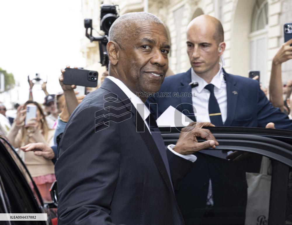 Cannes Cast of - Highest 2 Lowest -  leave Hotel Carlton Hotel to attend the screening MP