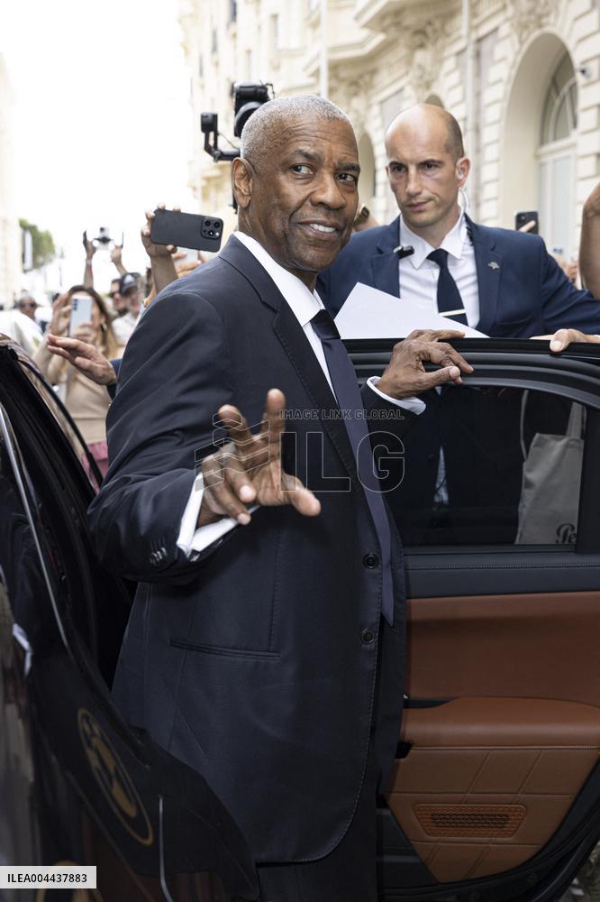 Cannes Cast of - Highest 2 Lowest -  leave Hotel Carlton Hotel to attend the screening MP