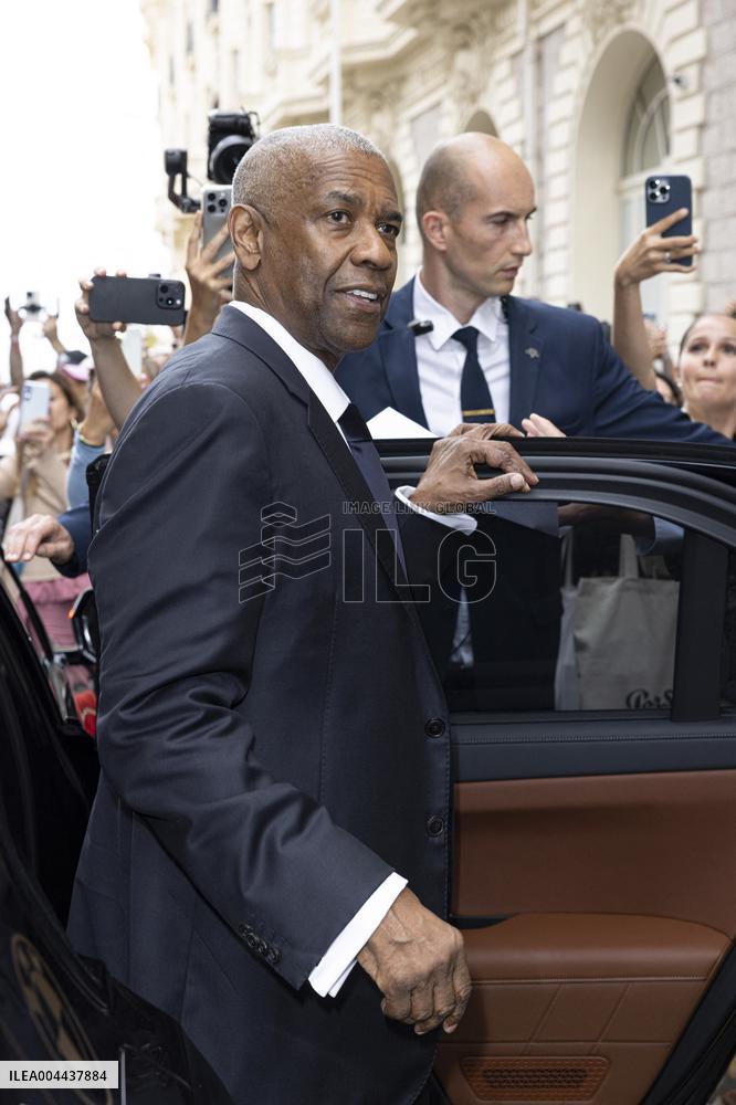 Cannes Cast of - Highest 2 Lowest -  leave Hotel Carlton Hotel to attend the screening MP