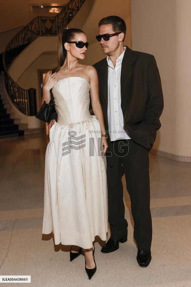 Cannes Barbara Palvin, Dylan Sprouse pose at Hotel Martinez MP