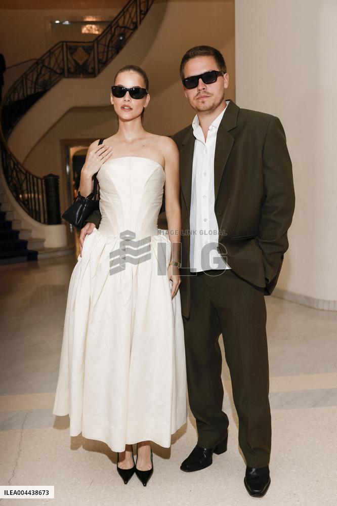 Cannes Barbara Palvin, Dylan Sprouse pose at Hotel Martinez MP