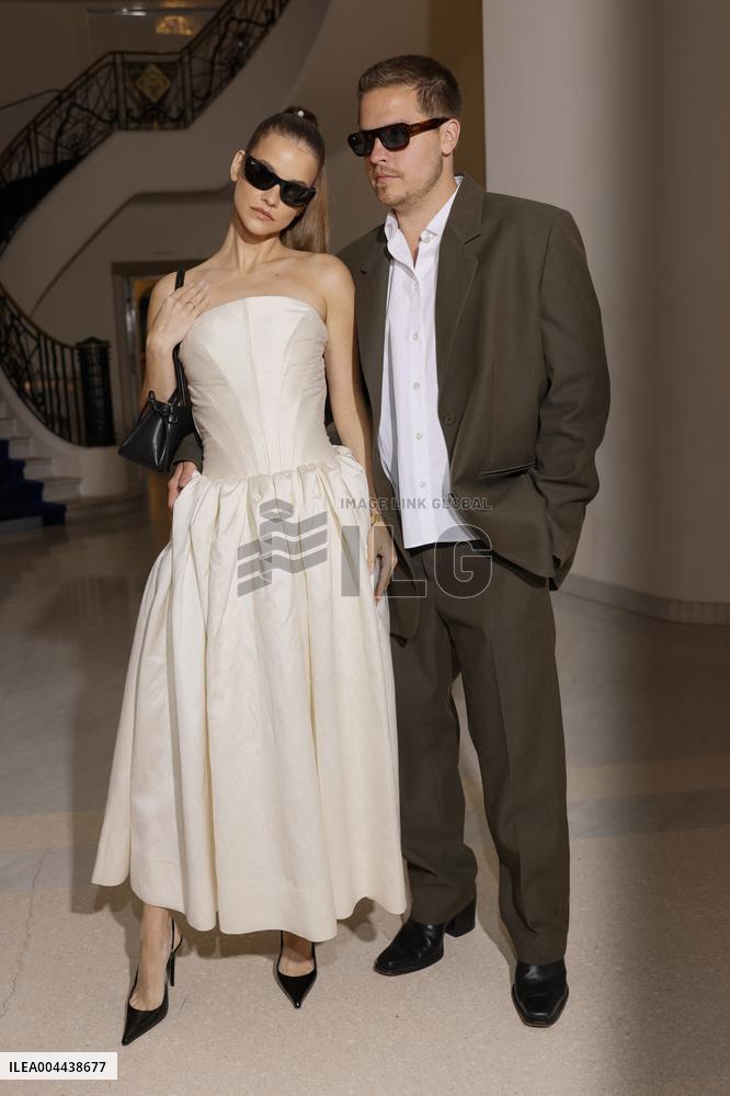 Cannes Barbara Palvin, Dylan Sprouse pose at Hotel Martinez MP