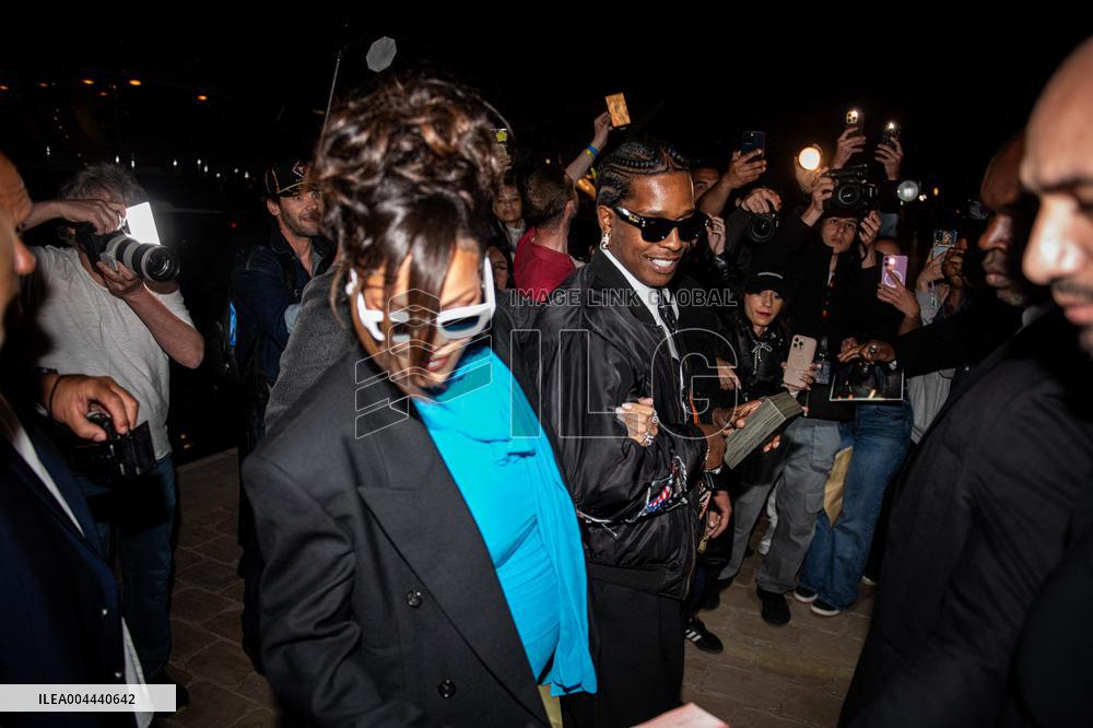 Cannes - Rihanna and Asap Rocky leaving A Party
