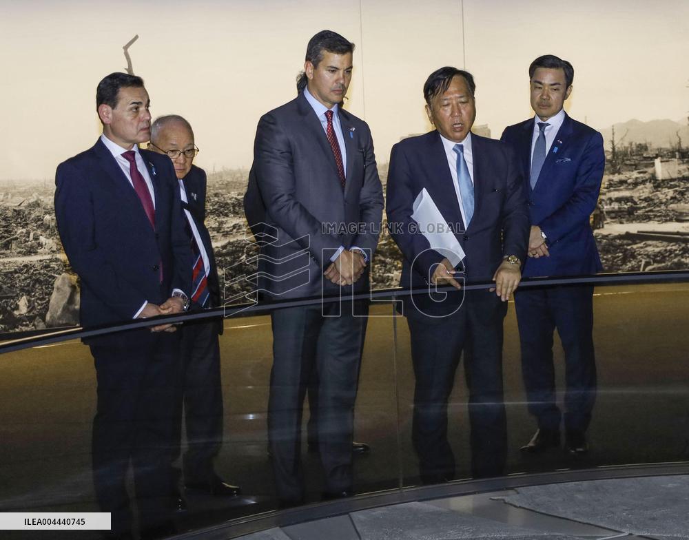 Paraguay's President Santiago Pena in Hiroshima