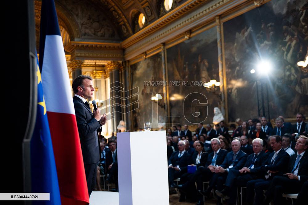 7th edition of the Choose France Summit - Versailles