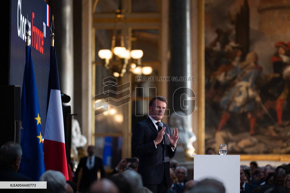 7th edition of the Choose France Summit - Versailles