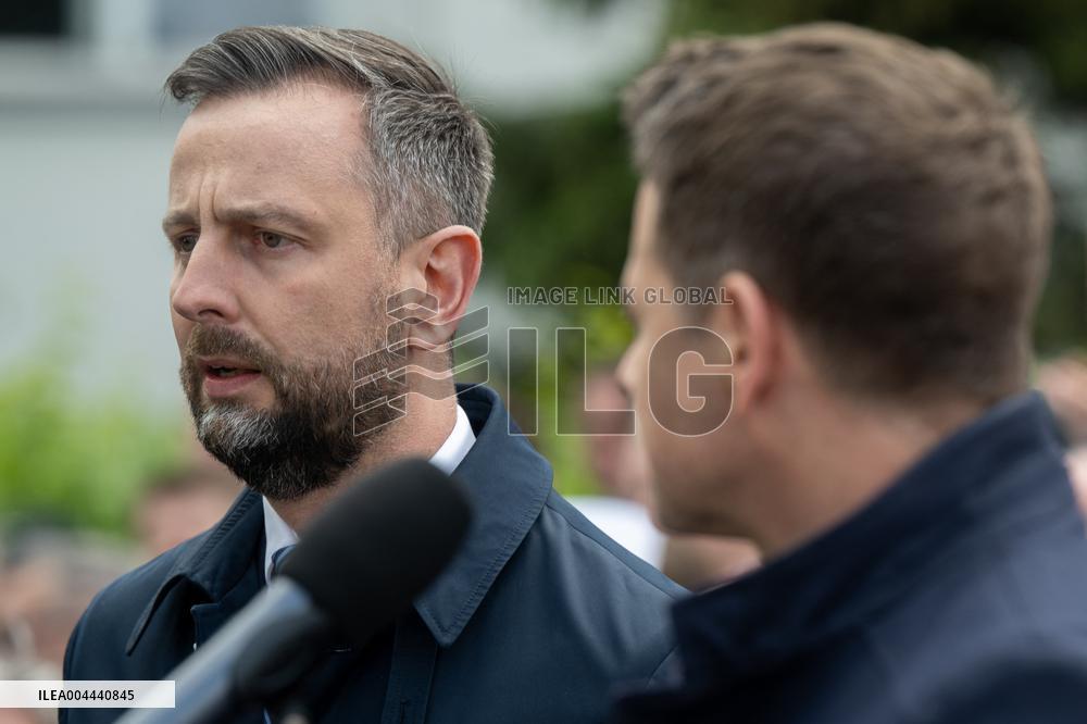 Rafal Trzaskowski Holds Press Conference for Presidential Campaign - Poland