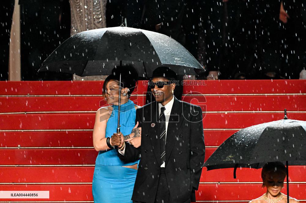 Cannes - Rihanna And Asap Rocky Leaving the Highest 2 Lowest Screening