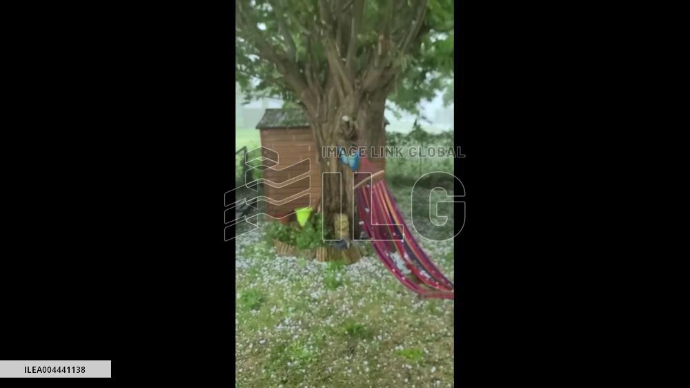 France: Thunderstorms Bring Large Hail to Occitanie