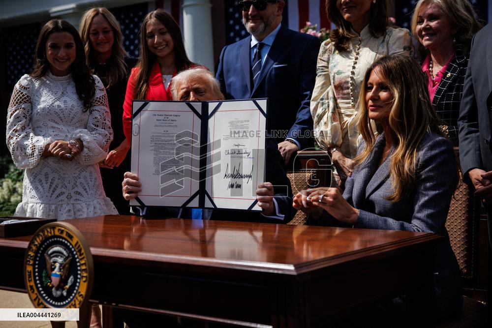 Trump Signs Bipartisan Take It Down Act Targeting Deepfake Pornography