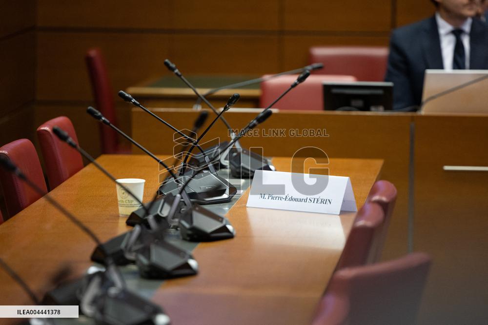 Hearing of Pierre-Edouard Sterin at the National Assembly - Paris