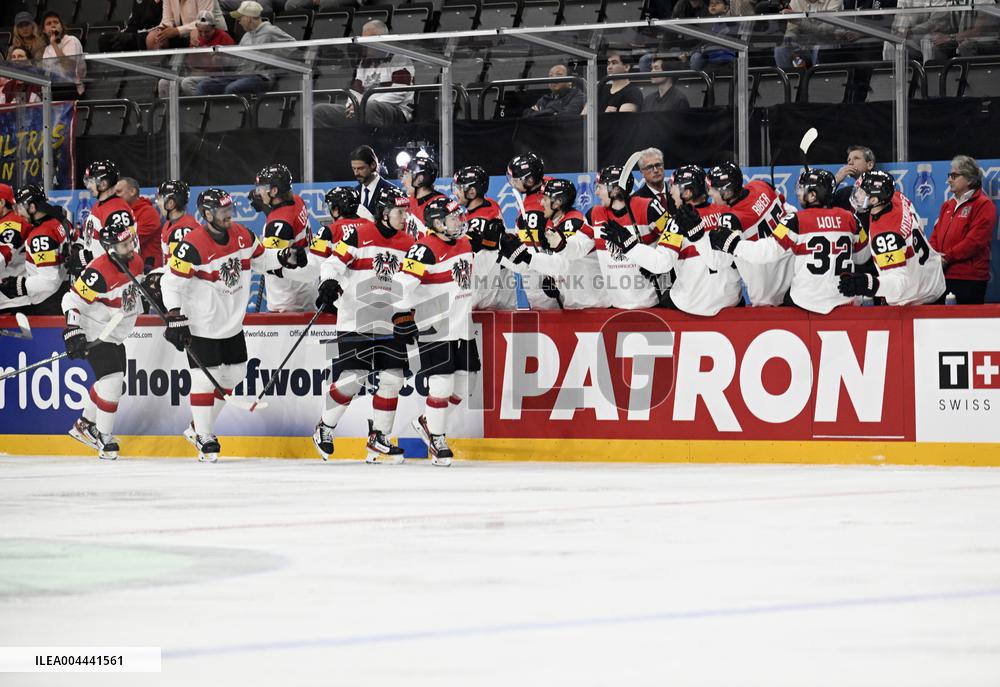 ICE HOCKEY WC LATVIA-AUSTRIA