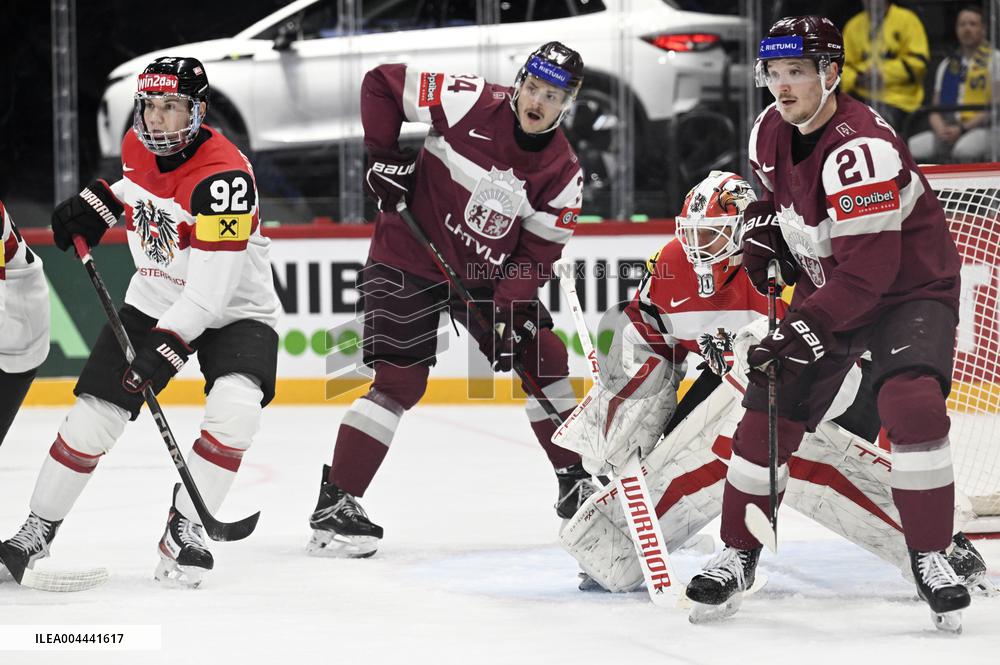 ICE HOCKEY WC LATVIA-AUSTRIA