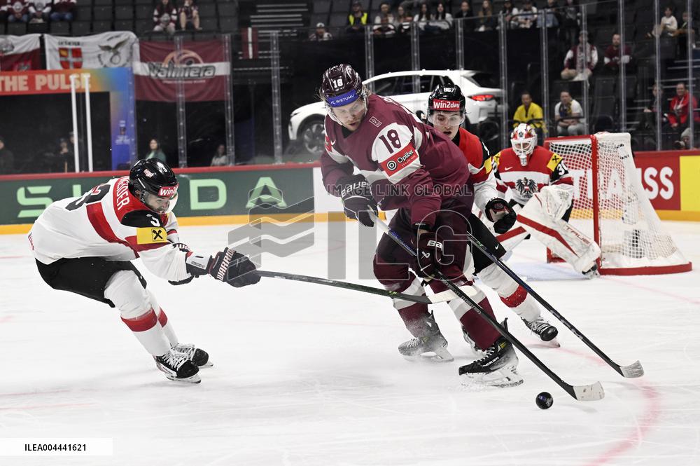ICE HOCKEY WC LATVIA-AUSTRIA