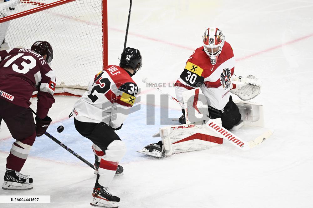 ICE HOCKEY WC LATVIA-AUSTRIA