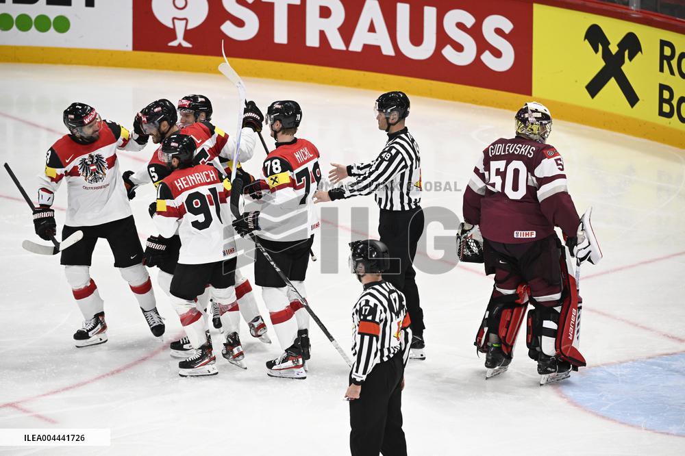 ICE HOCKEY WC LATVIA-AUSTRIA