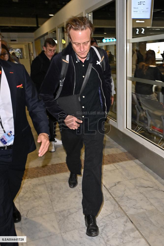 Cannes August Diehl At Nice Airport JR