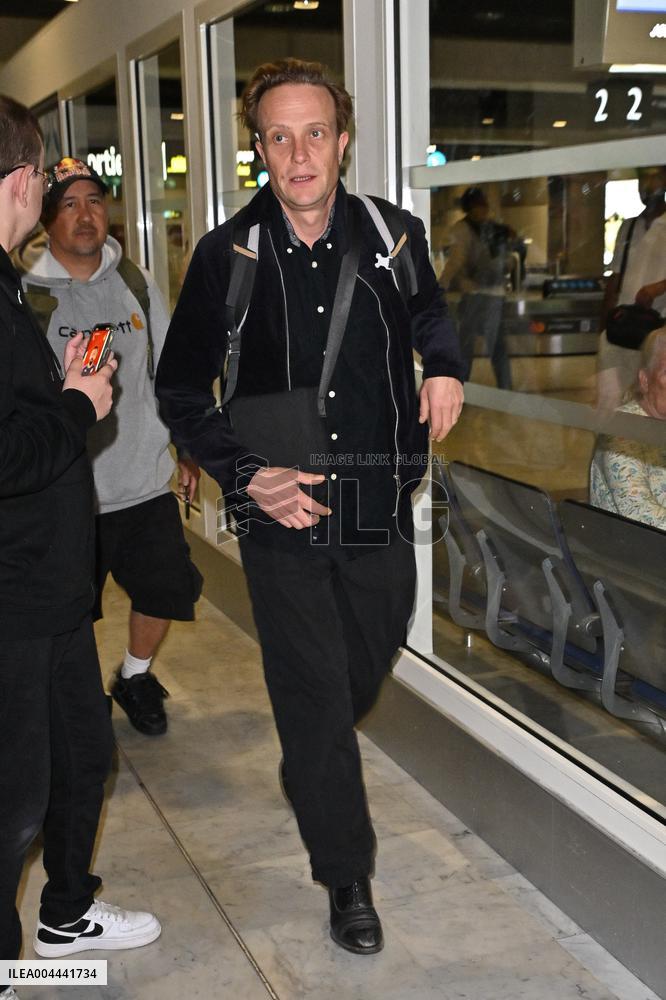 Cannes August Diehl At Nice Airport JR