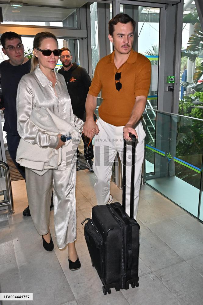 Cannes Rupert Friend At Nice Airport JR