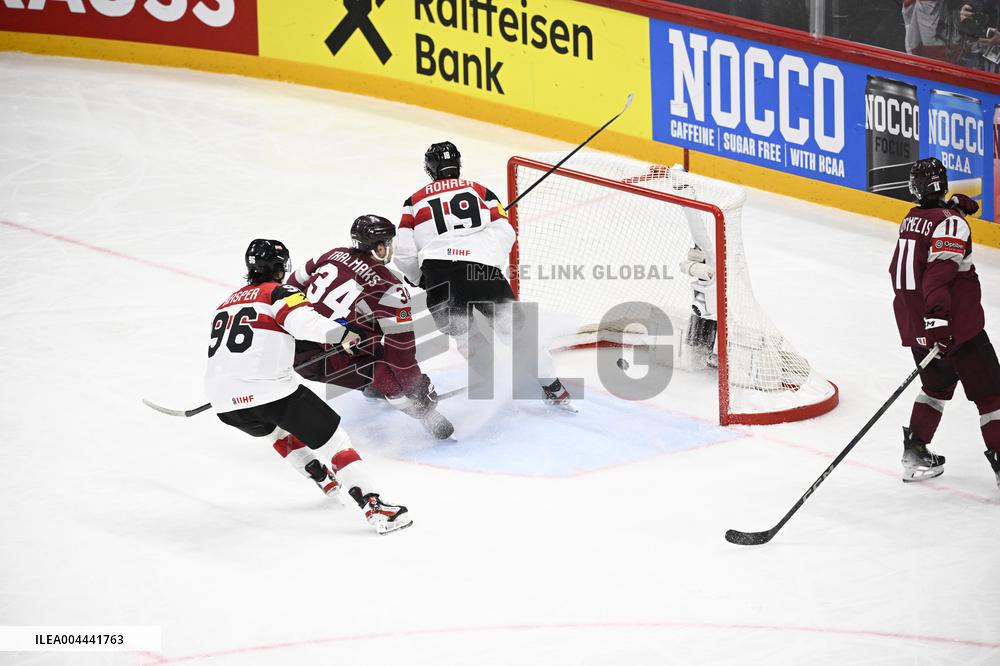ICE HOCKEY WC LATVIA-AUSTRIA