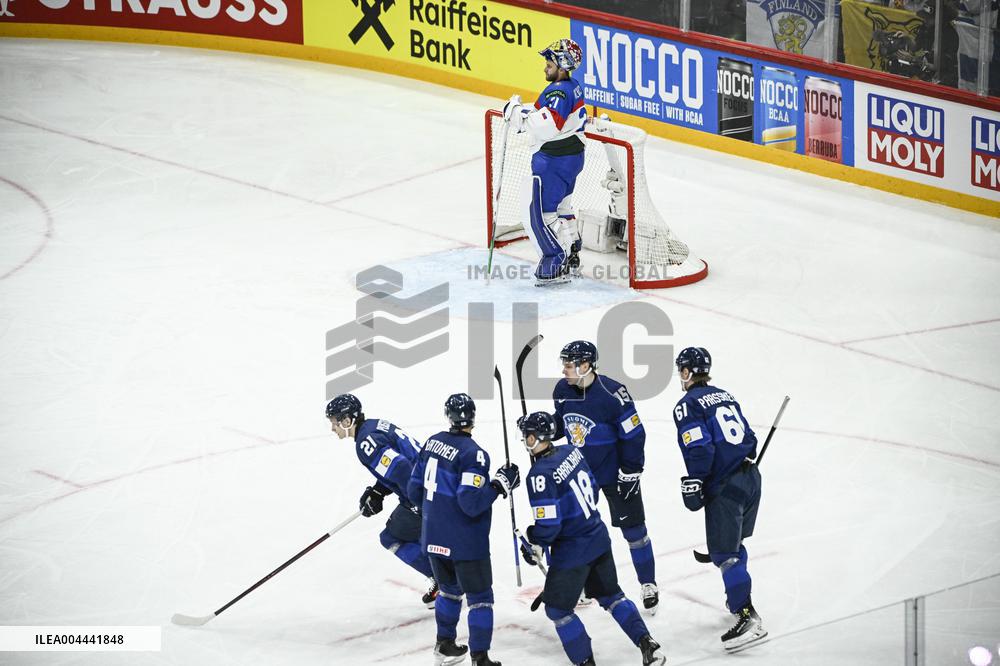 ICE HOCKEY WC SLOVAKIA-FINLAND