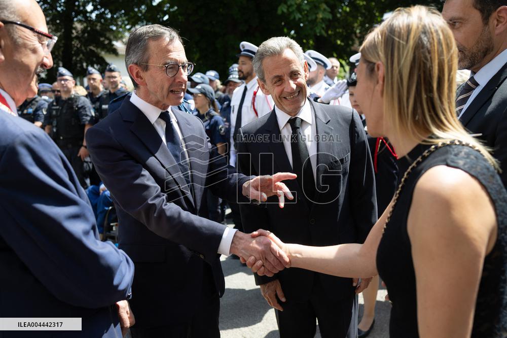 Ceremony in tribute to late policewoman Aurelie Fouquet - Villiers-sur-Marne