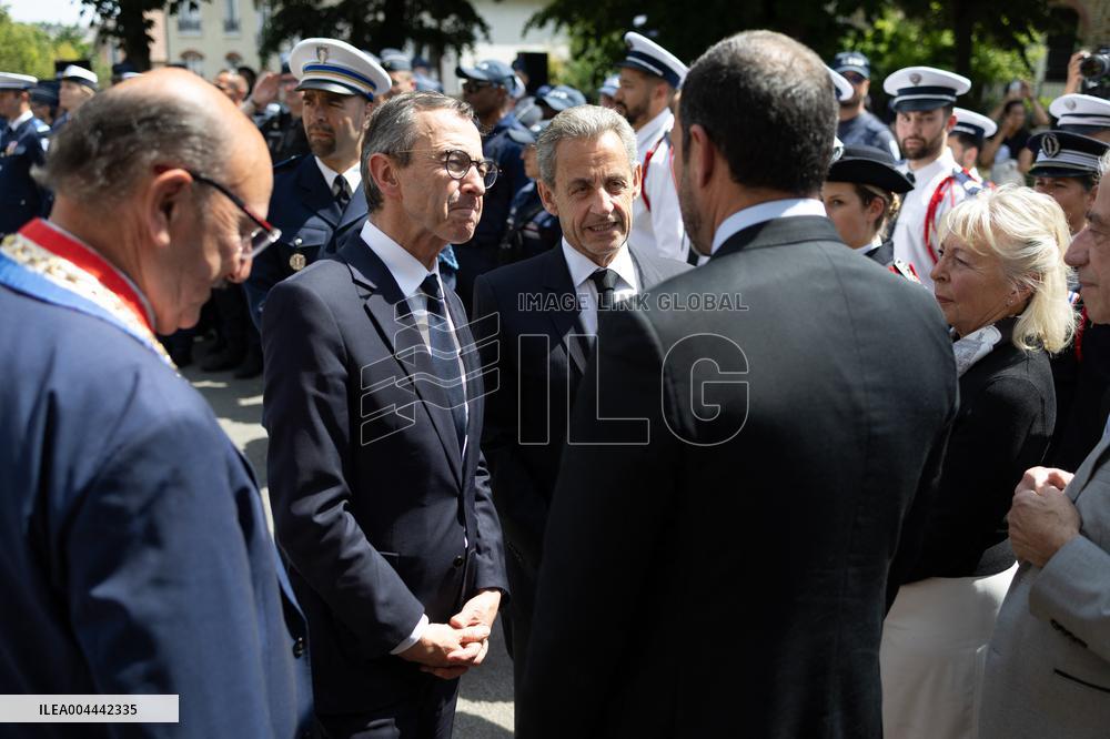 Ceremony in tribute to late policewoman Aurelie Fouquet - Villiers-sur-Marne