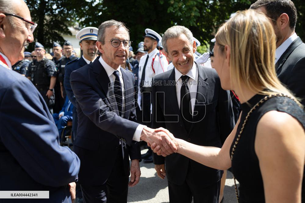 Ceremony in tribute to late policewoman Aurelie Fouquet - Villiers-sur-Marne
