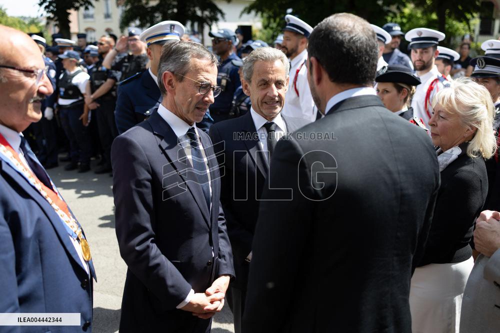 Ceremony in tribute to late policewoman Aurelie Fouquet - Villiers-sur-Marne
