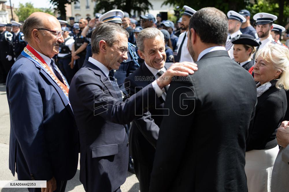 Ceremony in tribute to late policewoman Aurelie Fouquet - Villiers-sur-Marne