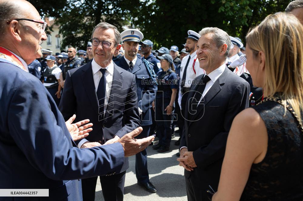 Ceremony in tribute to late policewoman Aurelie Fouquet - Villiers-sur-Marne