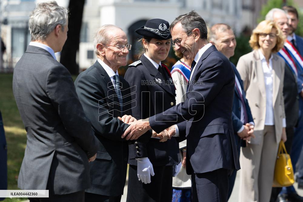 Ceremony in tribute to late policewoman Aurelie Fouquet - Villiers-sur-Marne
