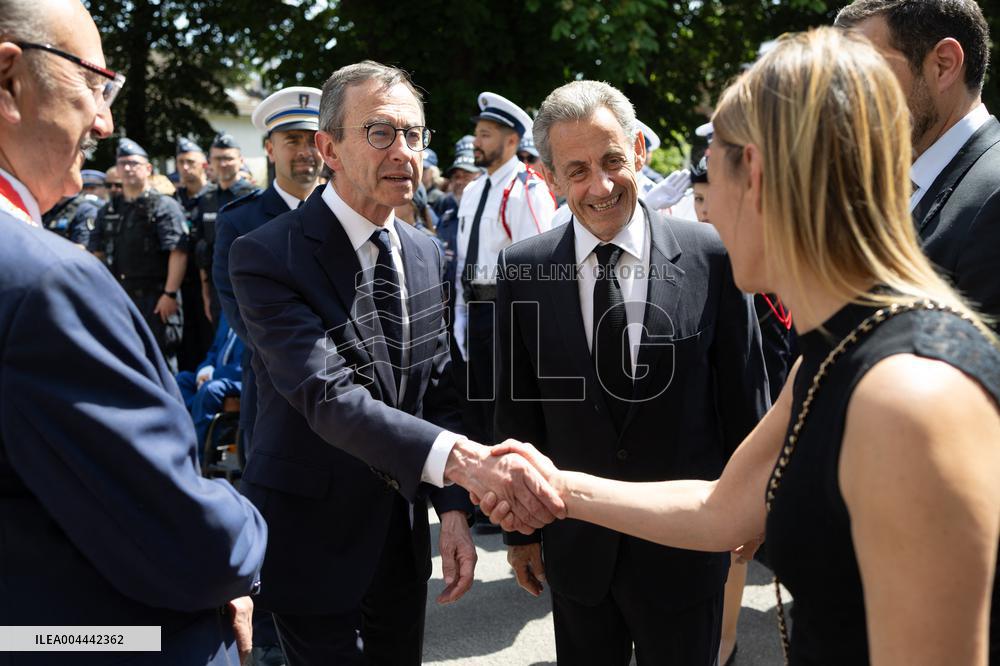 Ceremony in tribute to late policewoman Aurelie Fouquet - Villiers-sur-Marne